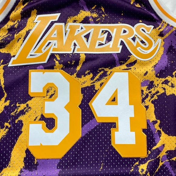 Mitchell & Ness Marbled Shaq Throwback - Picture 2 of 8